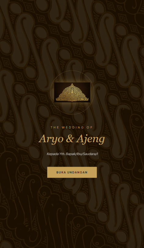Wedding Invitation: Adat Jawa